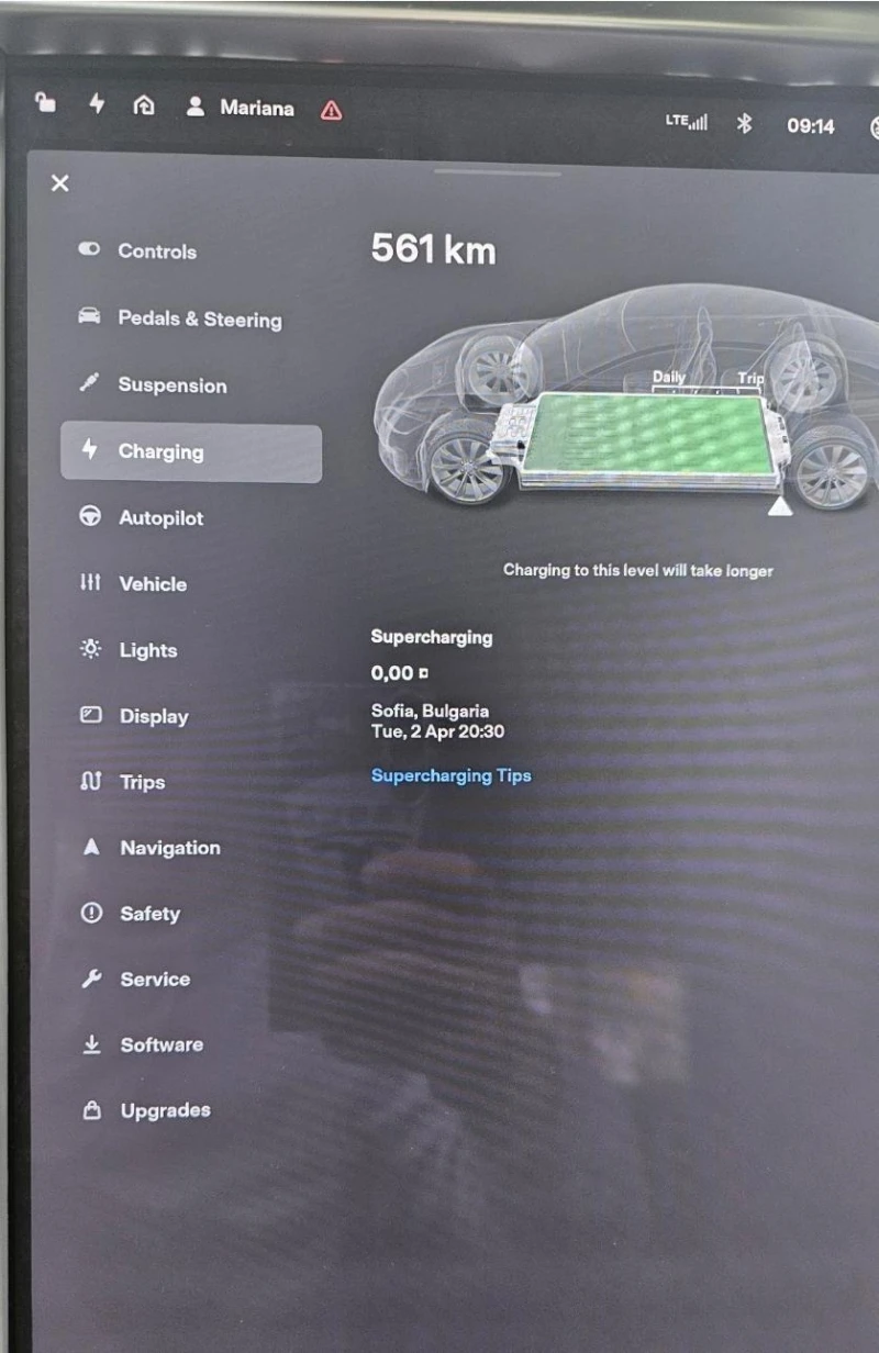 Tesla Model S S100D + Гаранция, снимка 16 - Автомобили и джипове - 52175966