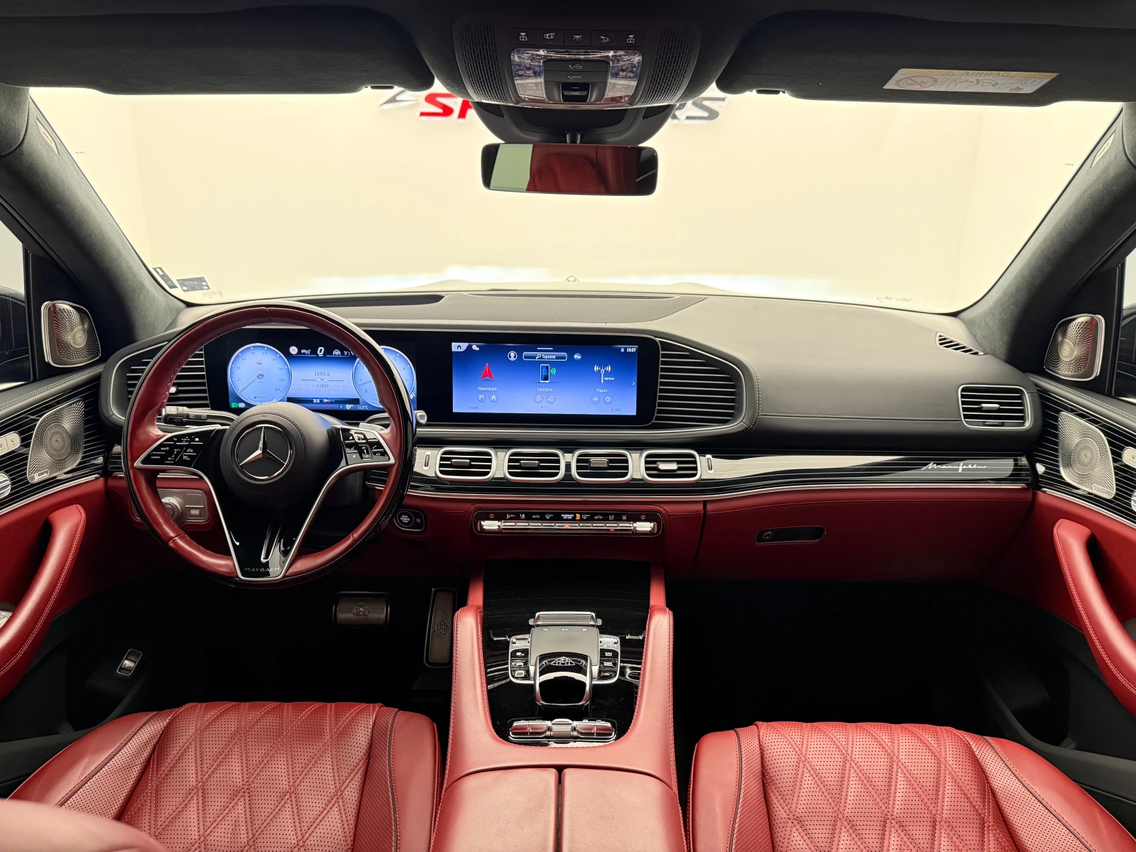 Mercedes-Benz GLS 600 Maybach\4DBurmester\E-Active-Body, снимка 12 - Автомобили и джипове - 55727125