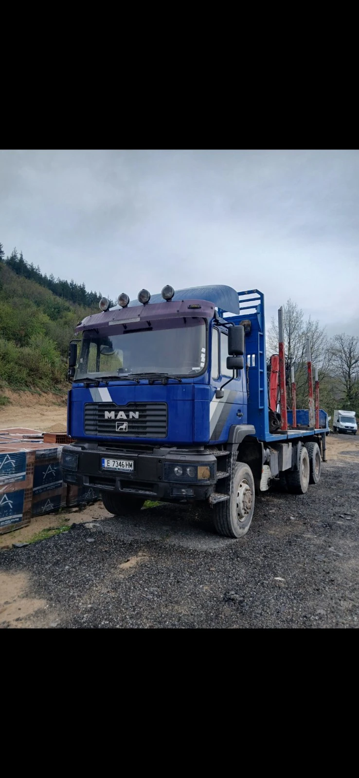 Man 41.463 Кран 6х6