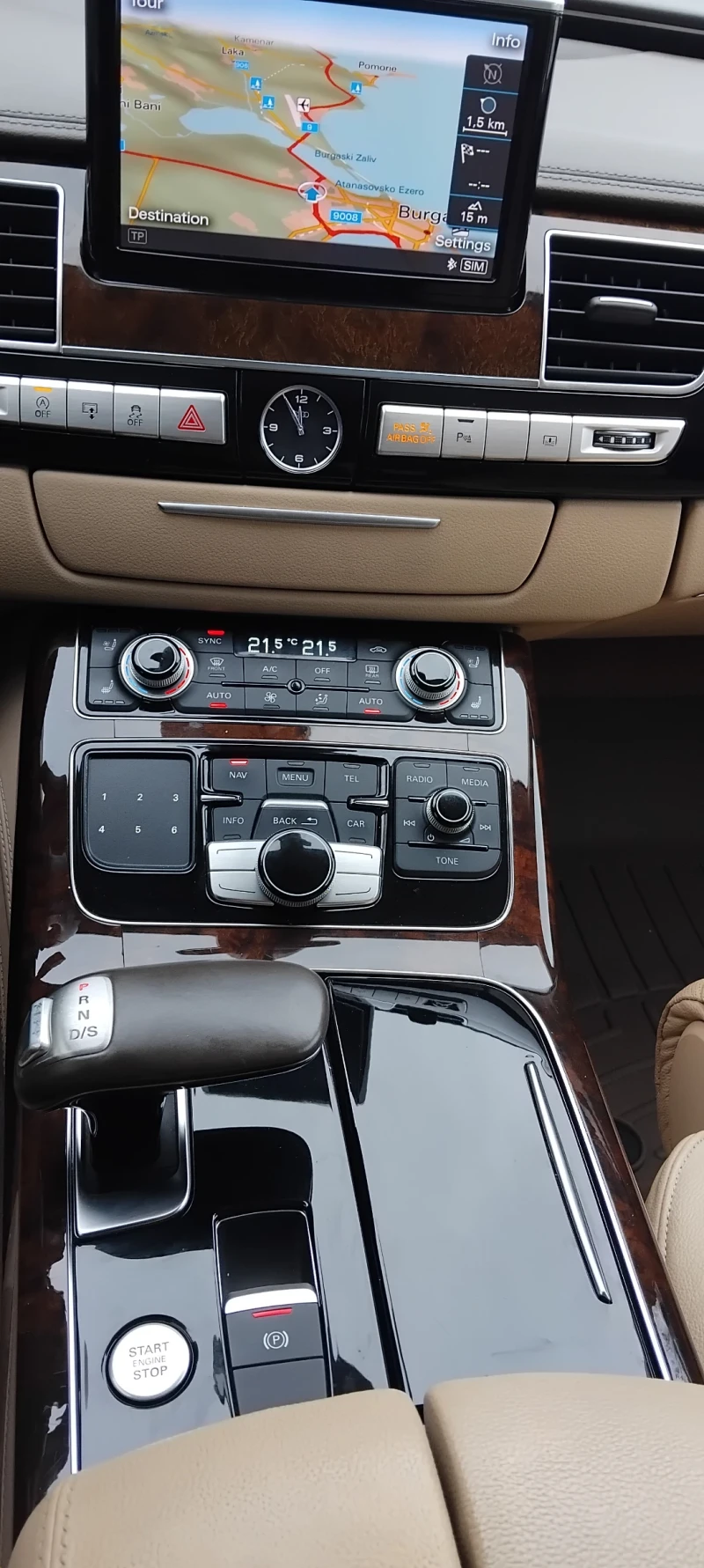 Audi A8 4.0 TFSI 435 к.с LONG MATRIX, снимка 11 - Автомобили и джипове - 53056490