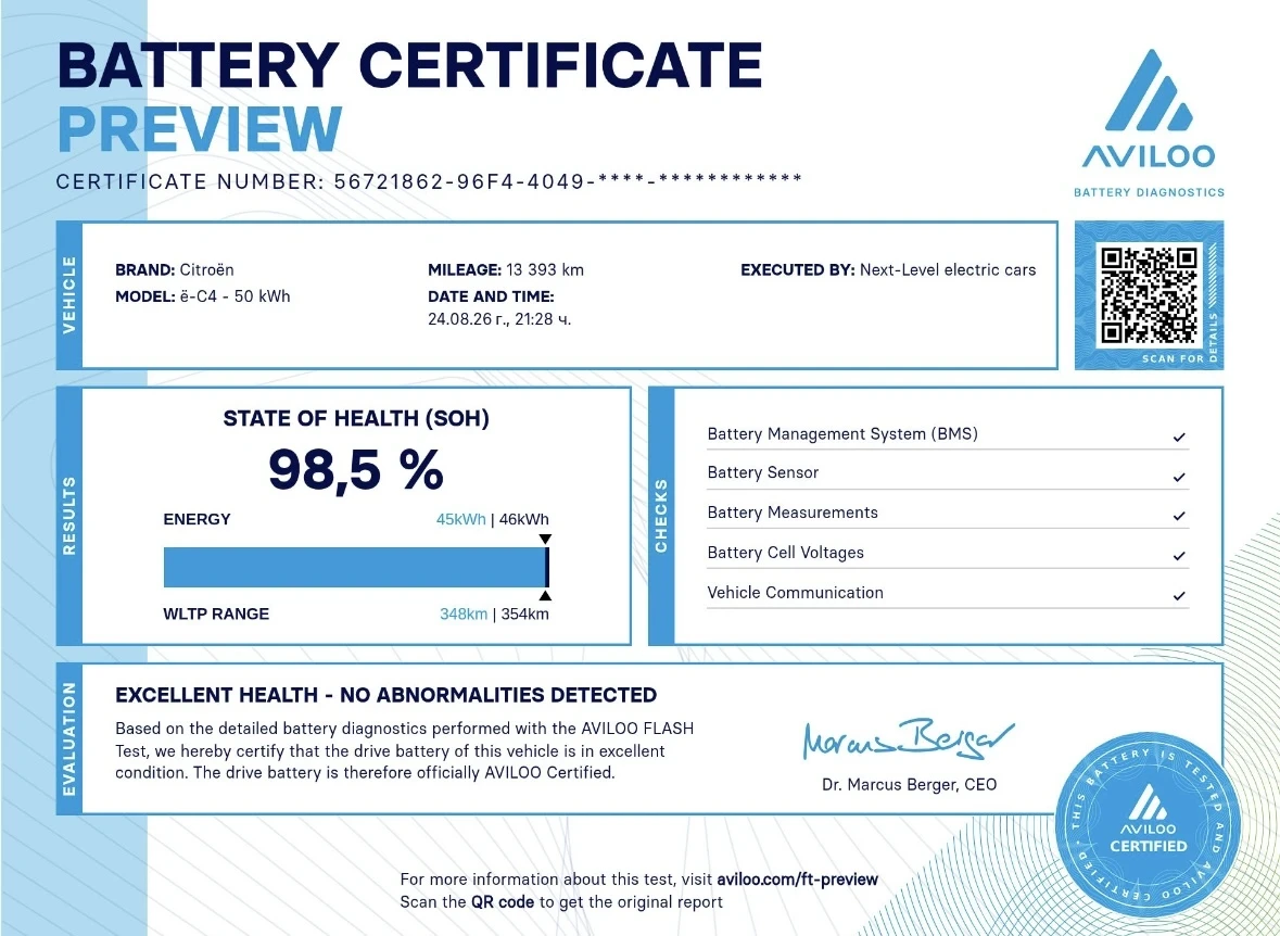 Citroen C4 50 KWH 400км ПРОБЕГ ТЕРМОПОМПА ГАРАНЦИОНЕН ЛИЗИНГ , снимка 16 - Автомобили и джипове - 56157543