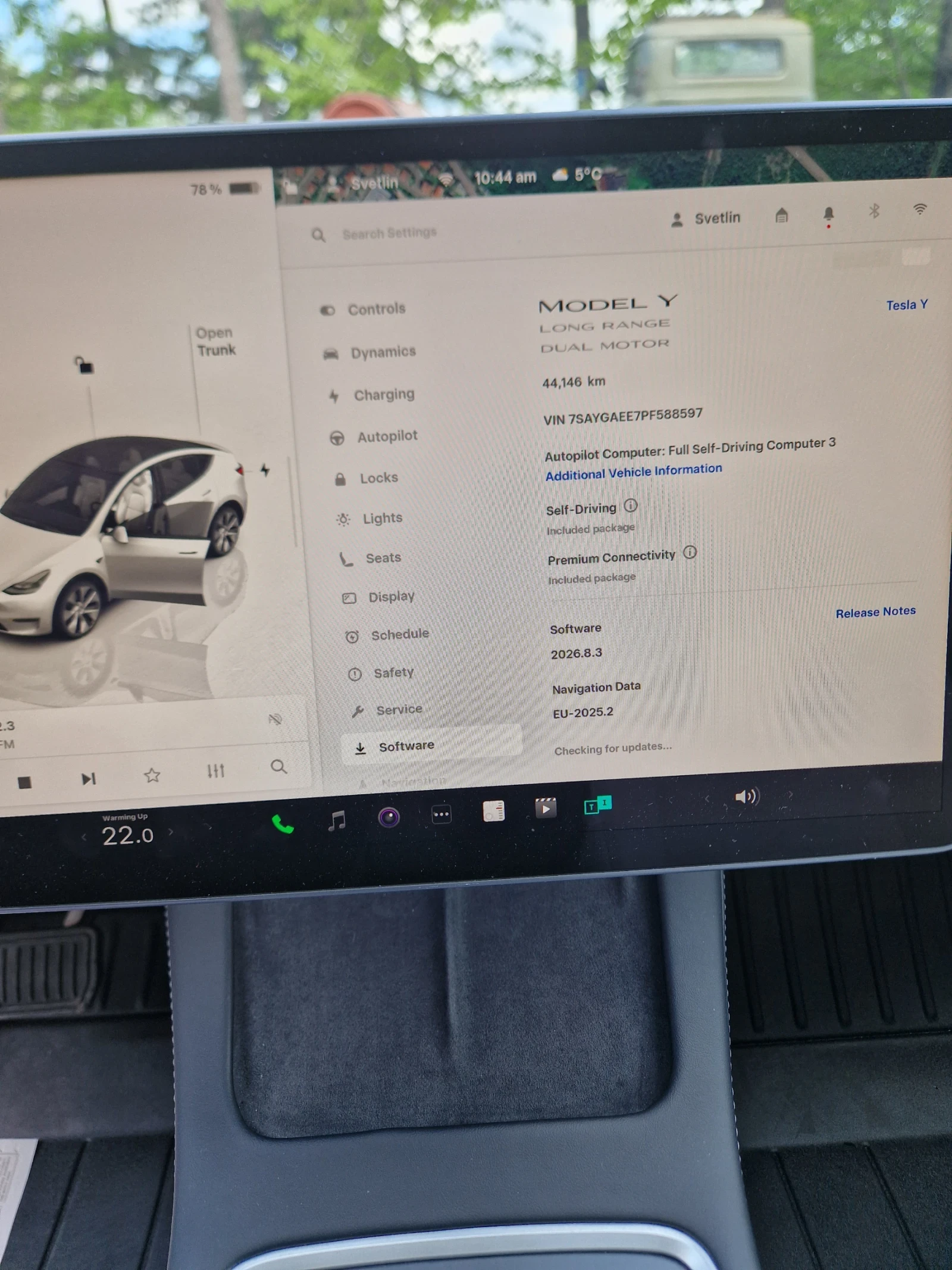 Tesla Model Y 45000км 7 местна LONG RANGE DUAL MOTO, снимка 12 - Автомобили и джипове - 54379592
