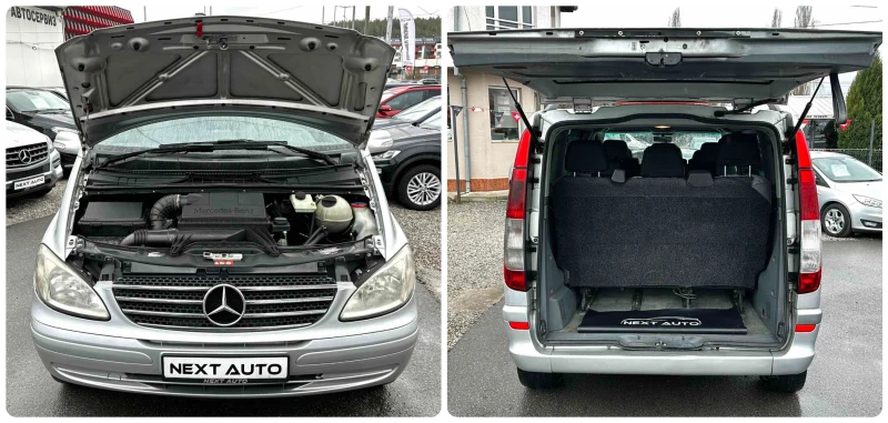 Mercedes-Benz Viano 2.2D 150HP 7+ 1 4MATIC AUTOMAT ПОДГРЕВ, снимка 16 - Бусове и автобуси - 53383995