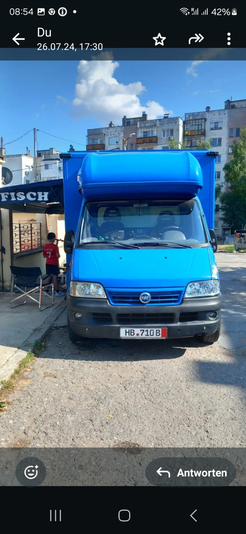 Кемпер Fendt Fiat ducato