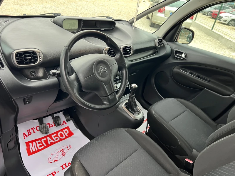 Citroen C3 Picasso 1.4i 16v/95p.s-Gas inj-BRC-167000km!!!EURO 5, снимка 9 - Автомобили и джипове - 49032987