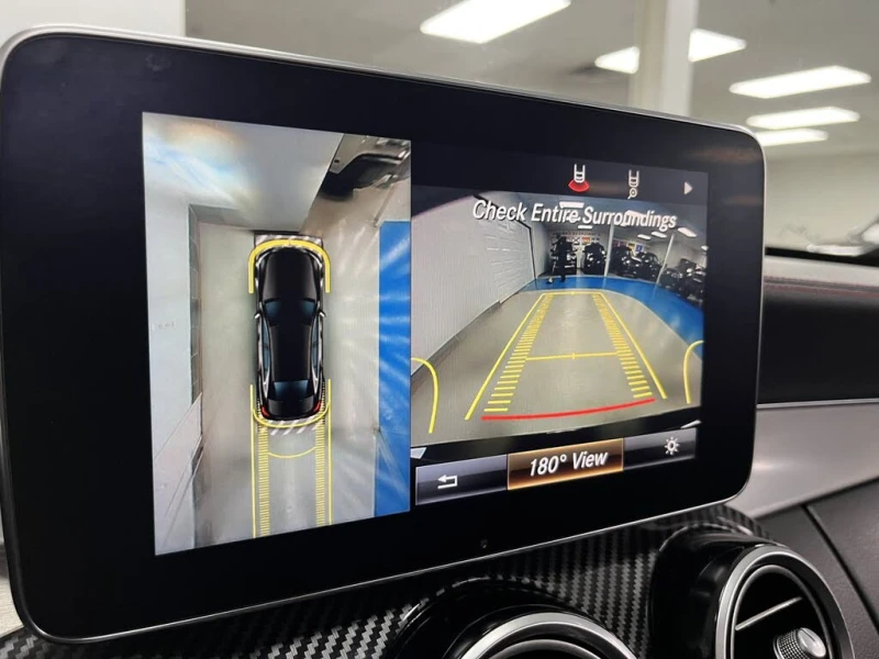 Mercedes-Benz C 43 AMG 2018* BLACK ON BLACK* BURMASTER* 360* CARBON* ALCA, снимка 9 - Автомобили и джипове - 52701935