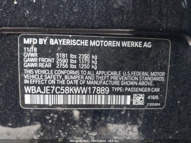 BMW 540 XDRIVE, снимка 9 - Автомобили и джипове - 46443304