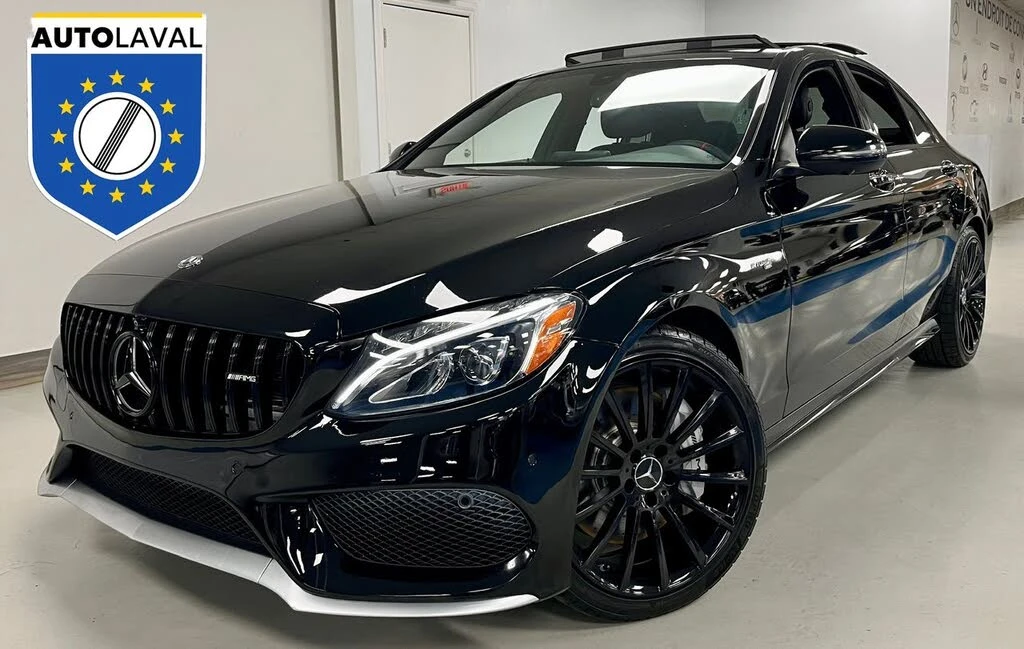 Mercedes-Benz C 43 AMG 2018* BLACK ON BLACK* BURMASTER* 360* CARBON* ALCA - изображение 2