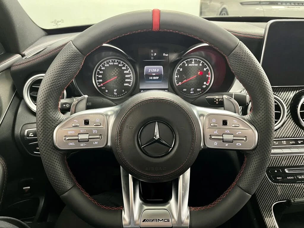 Mercedes-Benz C 43 AMG 2018* BLACK ON BLACK* BURMASTER* 360* CARBON* ALCA - изображение 6