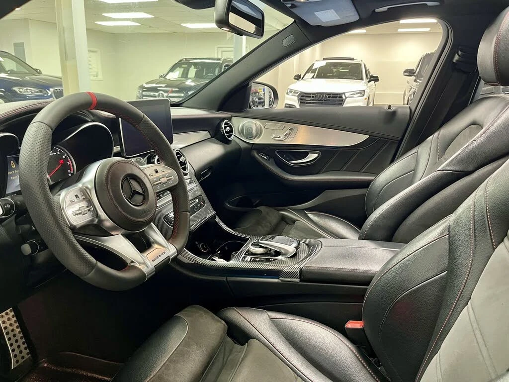 Mercedes-Benz C 43 AMG 2018* BLACK ON BLACK* BURMASTER* 360* CARBON* ALCA - изображение 7