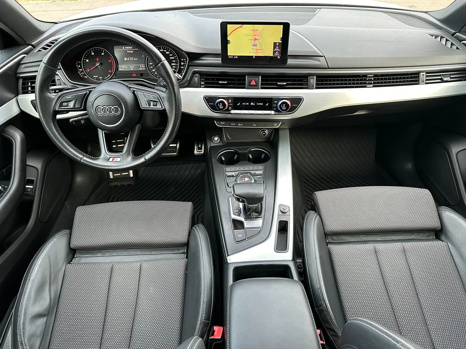 Audi A4 2.0TDi-FULL LED-S-Line-NAVI-КОЖА-АВТОМАТ-2017г-, снимка 12 - Автомобили и джипове - 55906017