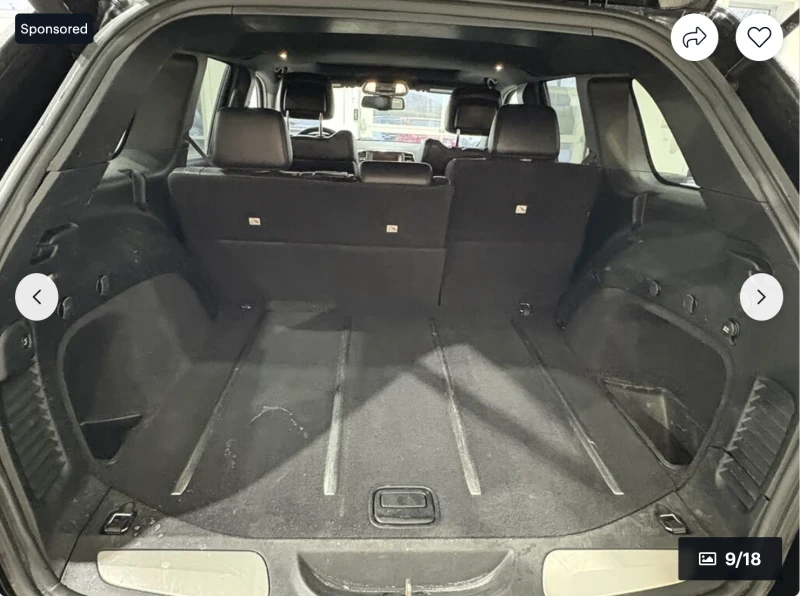 Jeep Grand cherokee LIMITED* 3.6* V6* 8ZF* ПОДГРЕВ* КАМЕРА* КЕЙЛЕС, снимка 17 - Автомобили и джипове - 52839233