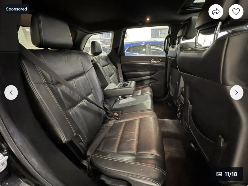 Jeep Grand cherokee LIMITED* 3.6* V6* 8ZF* ПОДГРЕВ* КАМЕРА* КЕЙЛЕС, снимка 15 - Автомобили и джипове - 52839233