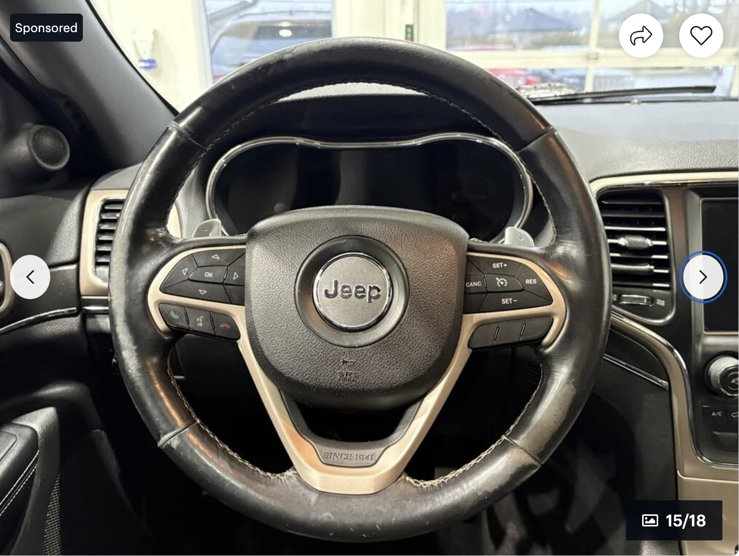 Jeep Grand cherokee LIMITED* 3.6* V6* 8ZF* ПОДГРЕВ* КАМЕРА* КЕЙЛЕС - изображение 10