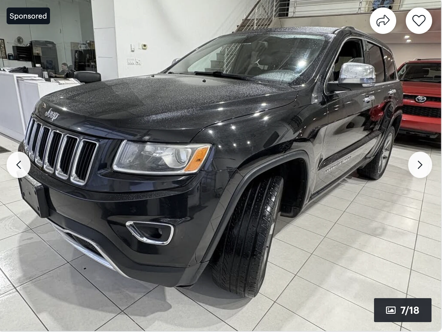 Jeep Grand cherokee LIMITED* 3.6* V6* 8ZF* ПОДГРЕВ* КАМЕРА* КЕЙЛЕС - изображение 3