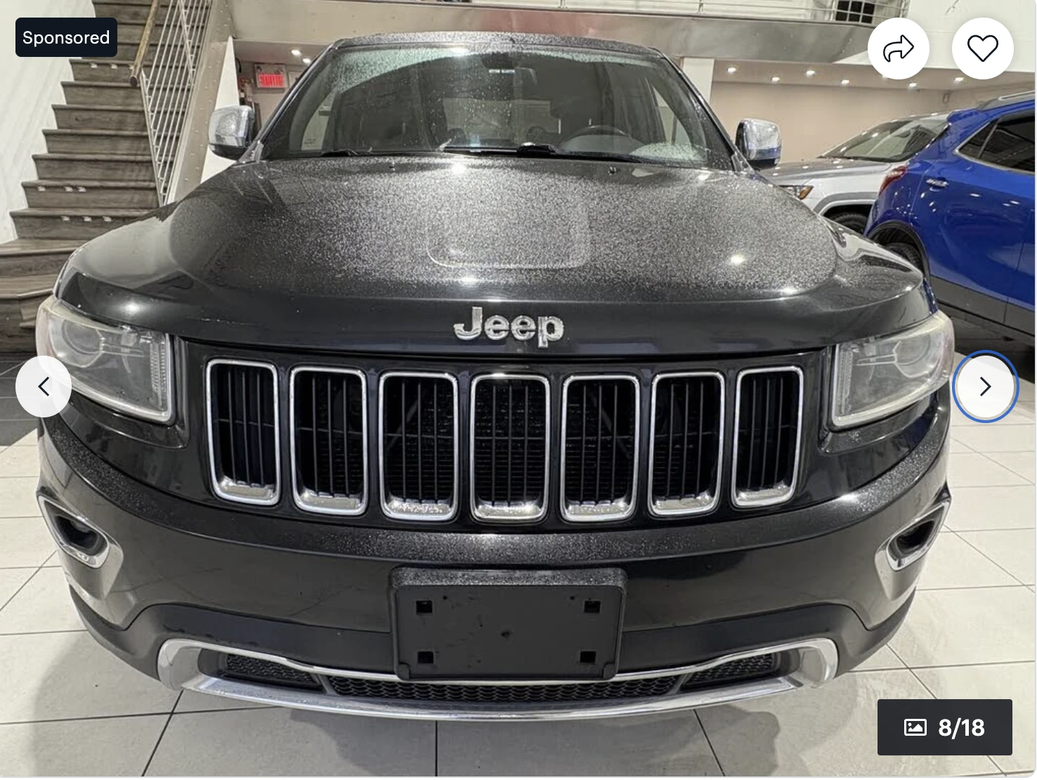 Jeep Grand cherokee LIMITED* 3.6* V6* 8ZF* ПОДГРЕВ* КАМЕРА* КЕЙЛЕС - изображение 7