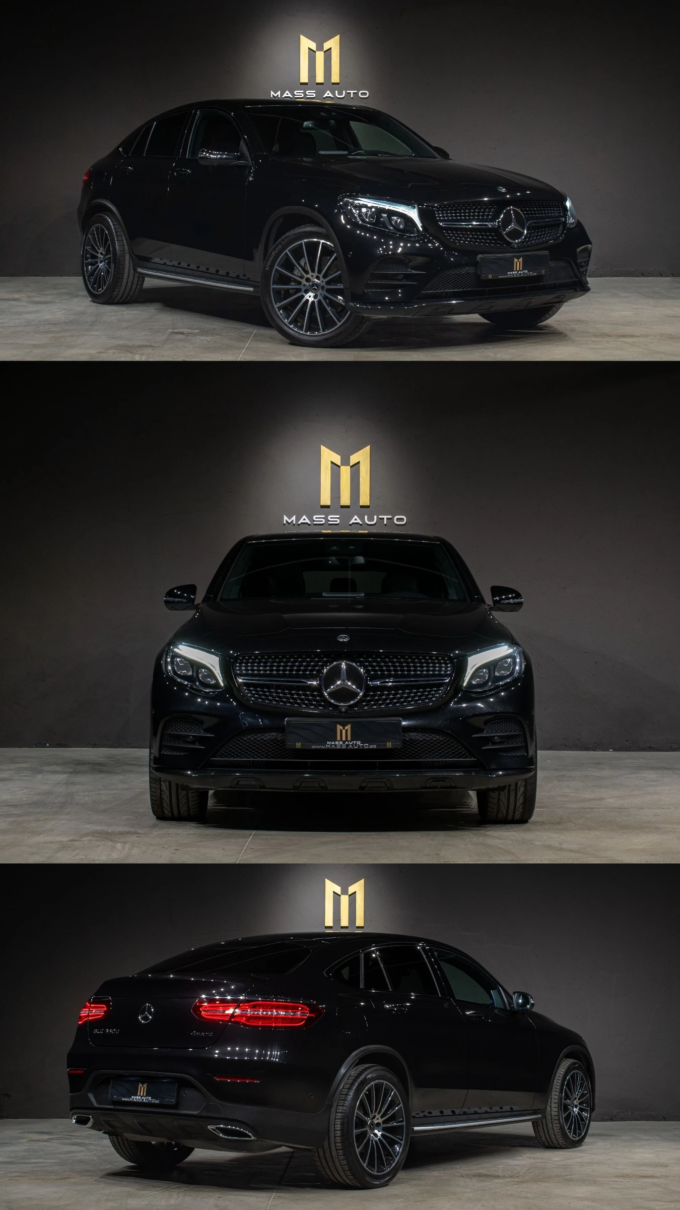 Mercedes-Benz GLC 350 d/Coupe/AMG/Airmatic/4Matic/РеаленПробег, снимка 2 - Автомобили и джипове - 54653693