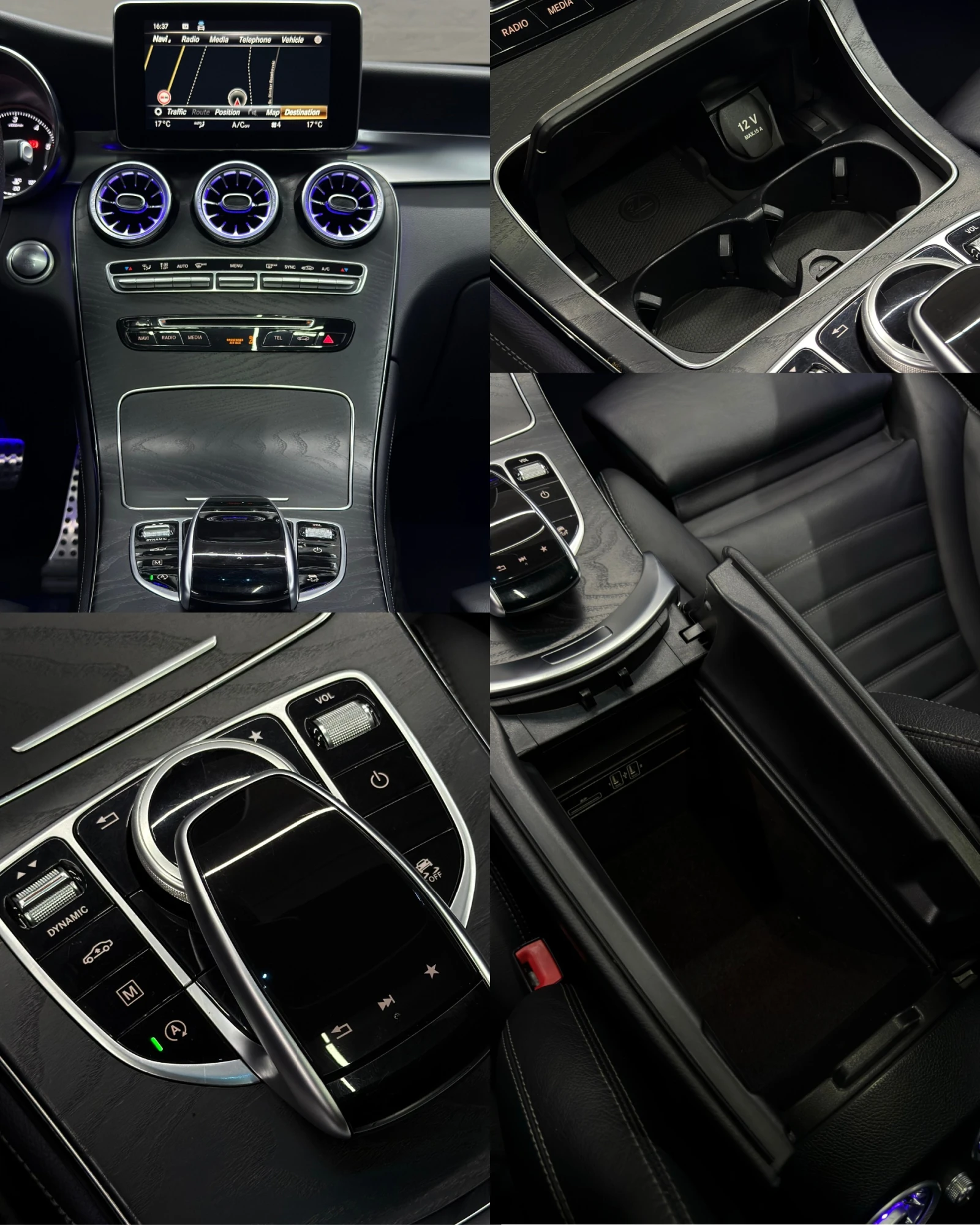 Mercedes-Benz GLC 350 d/Coupe/AMG/Airmatic/4Matic/РеаленПробег, снимка 11 - Автомобили и джипове - 54653693