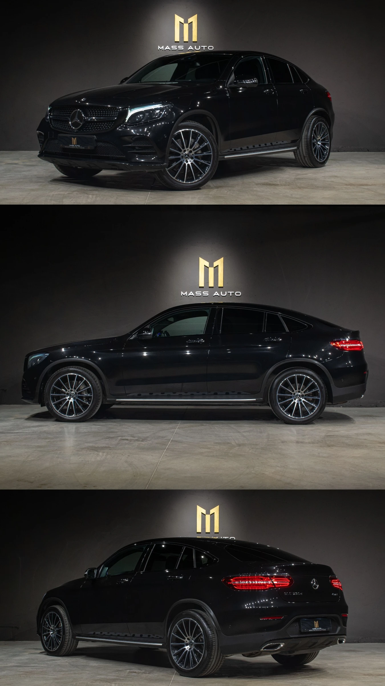 Mercedes-Benz GLC 350 d/Coupe/AMG/Airmatic/4Matic/РеаленПробег, снимка 3 - Автомобили и джипове - 54653693