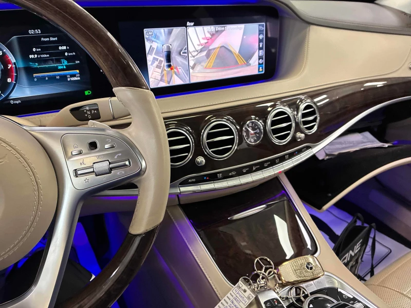 Mercedes-Benz S 560 4MATIC/DISTRONIC/МАСАЖИ/ОБДУХВАНЕ/НАЛИЧНИ КЛИПОВЕ, снимка 8 - Автомобили и джипове - 52964907