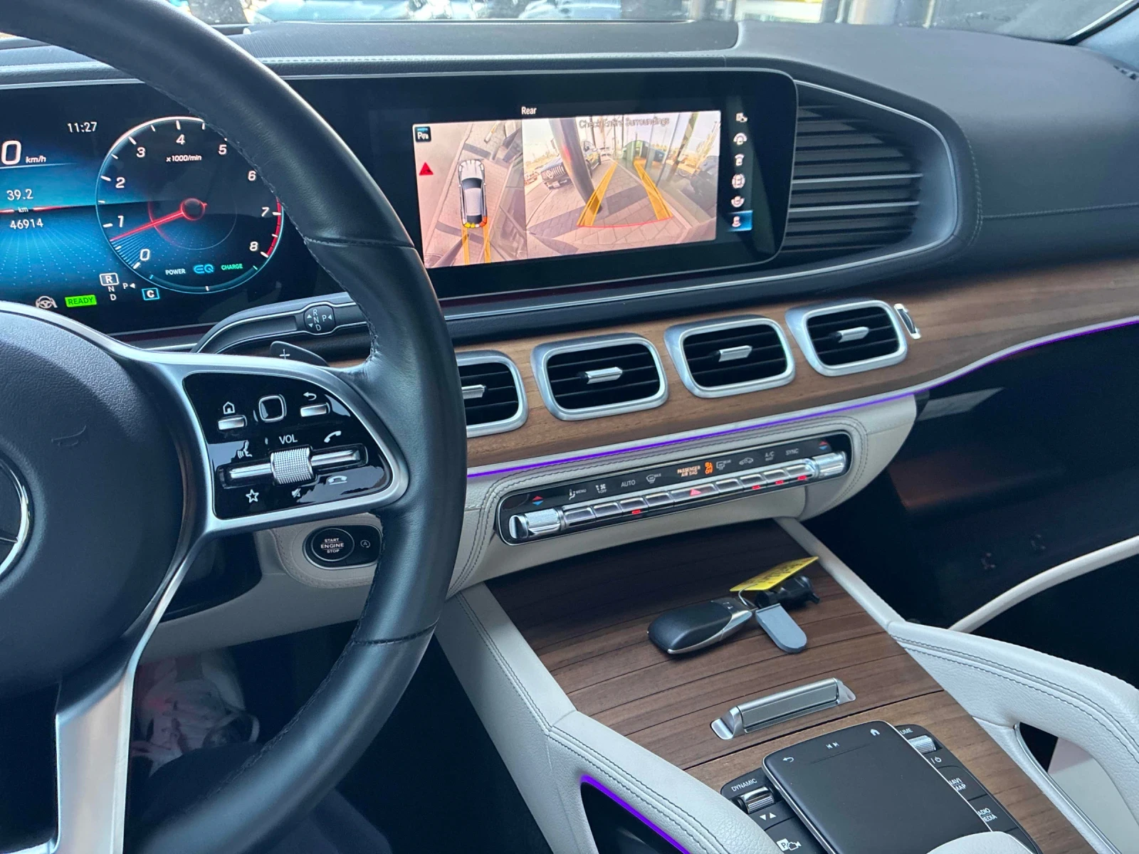 Mercedes-Benz GLE 450 ДИТРОНИК * BURMESTER * ОБДУХВАНЕ * ПАНОРАМА * , снимка 8 - Автомобили и джипове - 55165560
