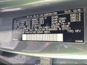 Volvo Xc90 2.0L I-4 DI, DOHC, VVT, TURBO/SUPERCHARGER, 316HP, снимка 9