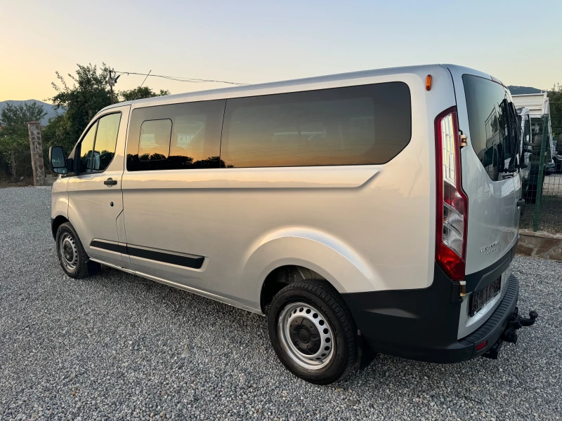 Ford Transit Custom 2.2TDCI* Климатик* 9местен* Германия* Като  Нов* М, снимка 7 - Бусове и автобуси - 51321960