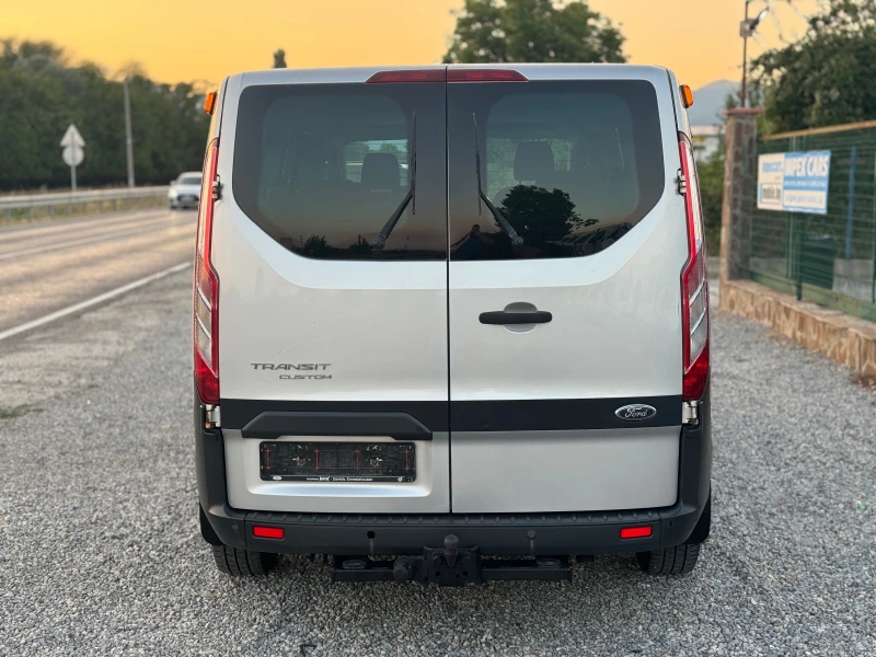 Ford Transit Custom 2.2TDCI* Климатик* 9местен* Германия* Като  Нов* М, снимка 5 - Бусове и автобуси - 51321960