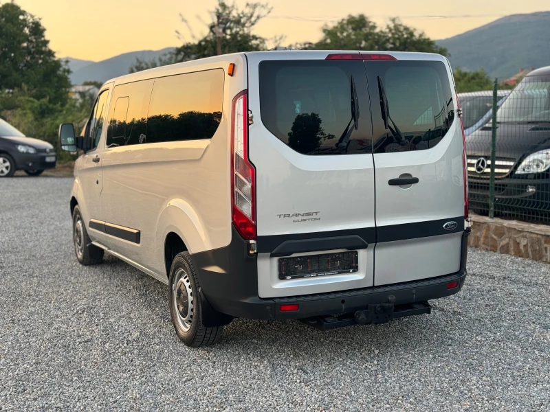 Ford Transit Custom 2.2TDCI* Климатик* 9местен* Германия* Като  Нов* М, снимка 6 - Бусове и автобуси - 51321960