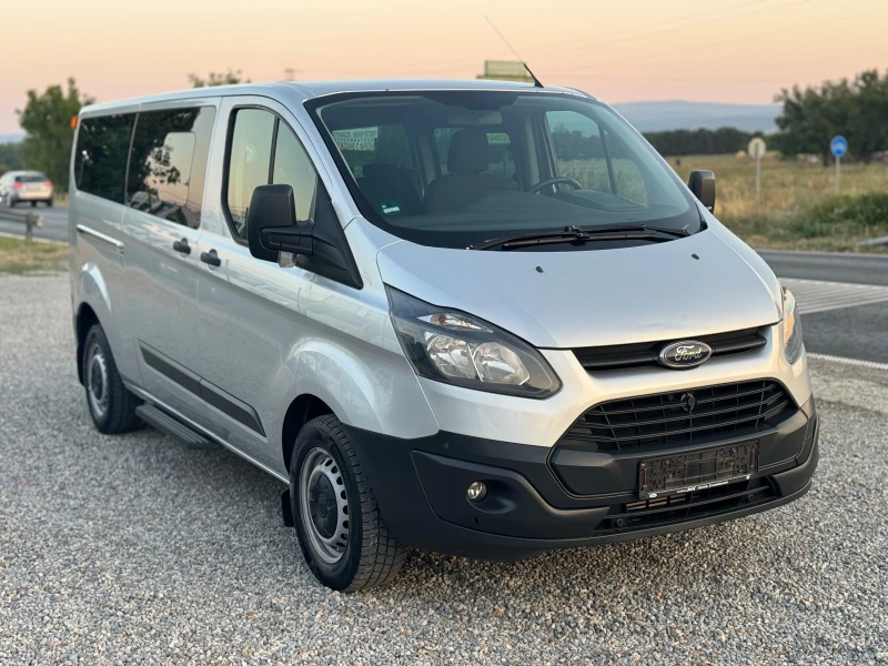 Ford Transit Custom 2.2TDCI* Климатик* 9местен* Германия* Като  Нов* М, снимка 3 - Бусове и автобуси - 51321960