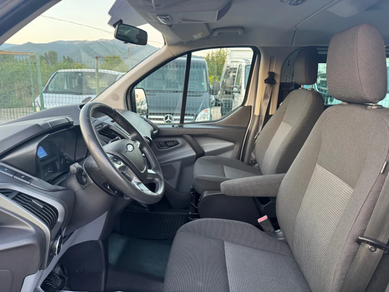Ford Transit Custom 2.2TDCI* Климатик* 9местен* Германия* Като  Нов* М, снимка 9 - Бусове и автобуси - 51321960