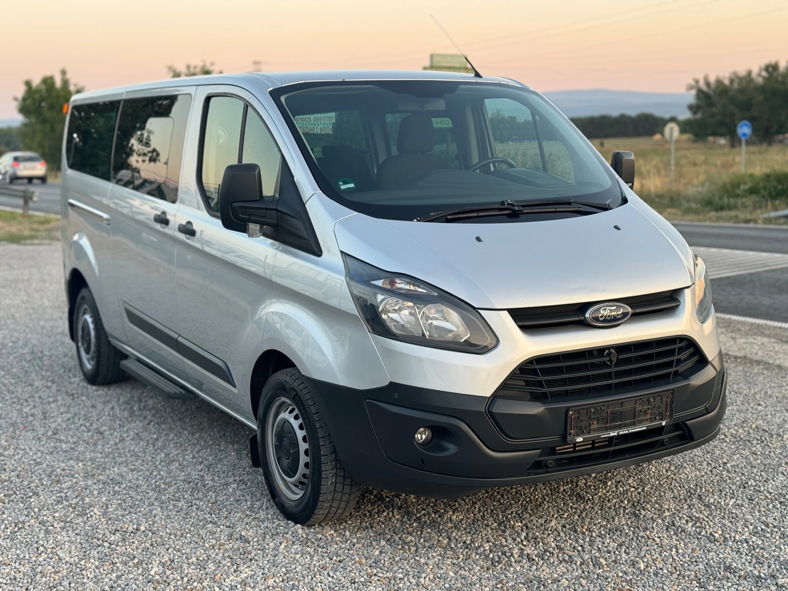 Ford Transit Custom 2.2TDCI* Климатик* 9местен* Германия* Като  Нов* М - изображение 3