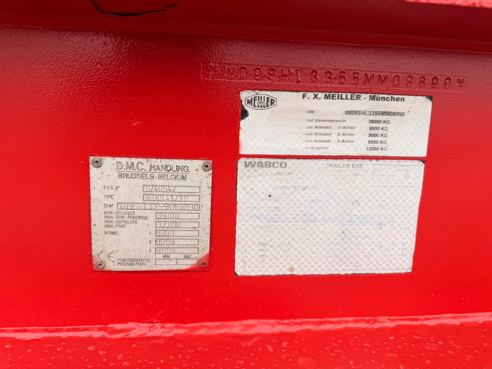 Полуремарке Meiller 24 куб, снимка 8 - Ремаркета - 53447699