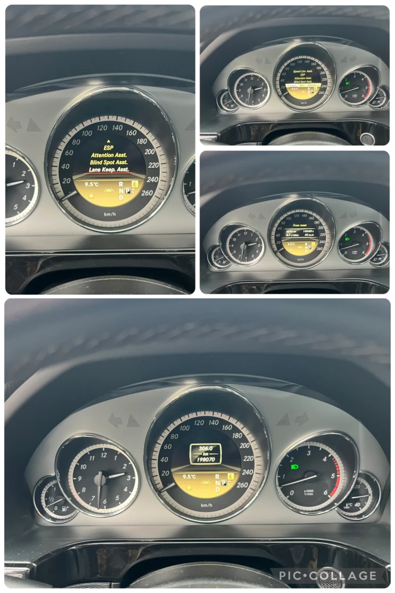 Mercedes-Benz E 350 AMG OPTIK/198000km/FULL SERVICE/265кс, снимка 17 - Автомобили и джипове - 53051796