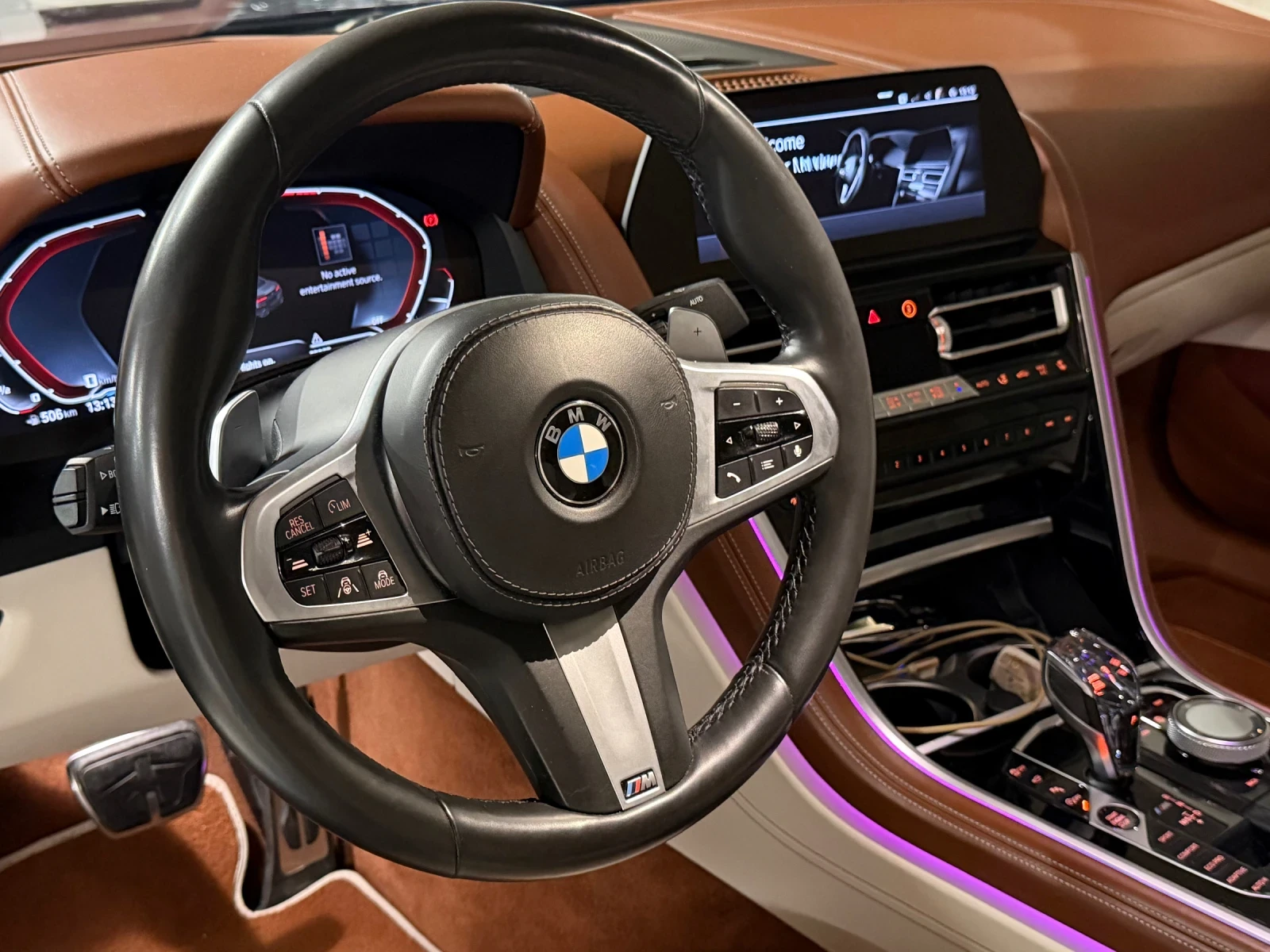 BMW 850 M850i xDrive Individual / 1 Собственик / B&W, снимка 8 - Автомобили и джипове - 55566357