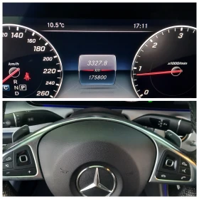 Mercedes-Benz E 220 AMG/ПАНОРАМА/ПОДГРЕВ/360* КАМЕРА/9G-TRONIC/EURO6, снимка 12