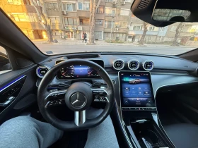 Mercedes-Benz C 300 EQ 4M Pano Dist AMG PAK 360kam 26000km , снимка 9