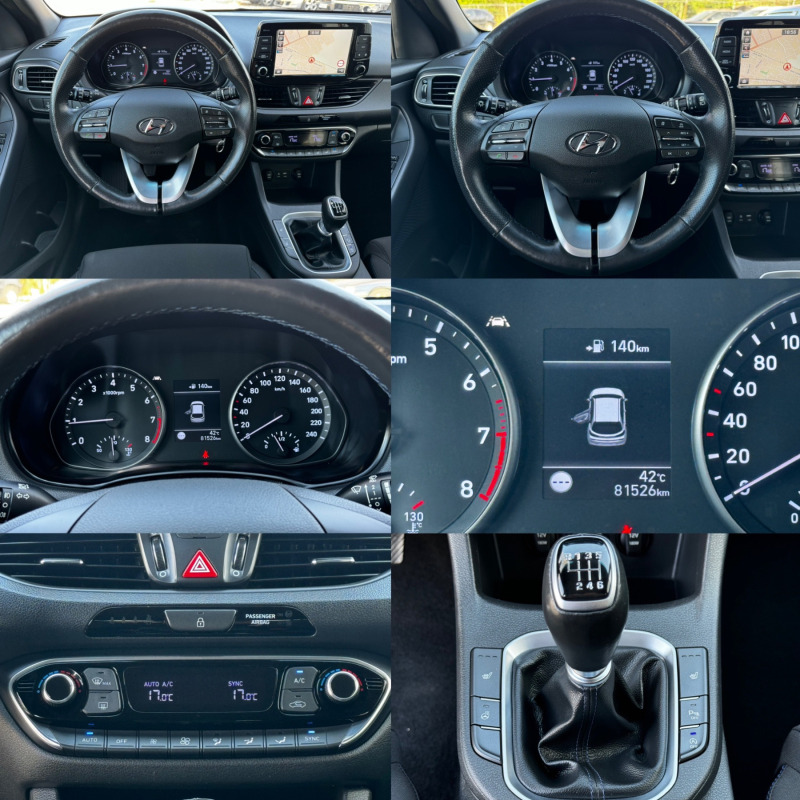 Hyundai I30 82 000 км. / БЕНЗИН / 2018 / ЕВРО 6, снимка 15 - Автомобили и джипове - 46349243