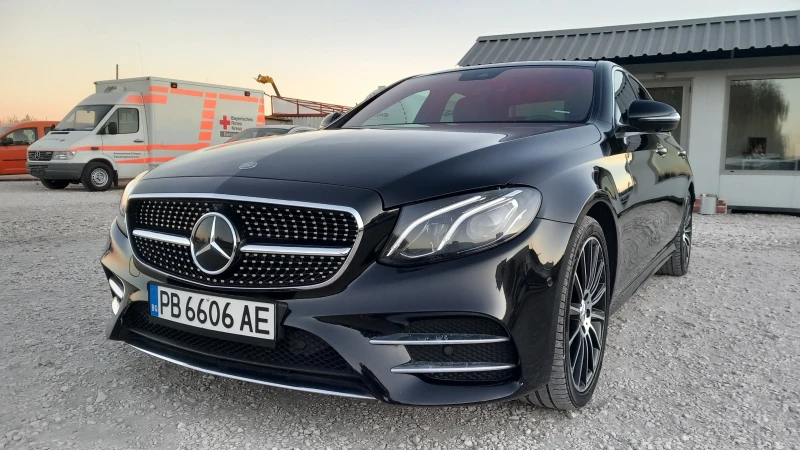 Mercedes-Benz E 220 AMG/ПАНОРАМА/ПОДГРЕВ/360* КАМЕРА/9G-TRONIC/EURO6, снимка 1 - Автомобили и джипове - 47897751