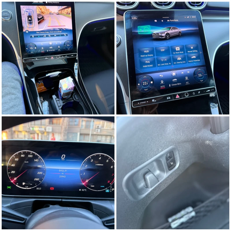 Mercedes-Benz C 300 EQ 4M Pano Dist AMG PAK 360kam 26000km , снимка 17 - Автомобили и джипове - 52913920