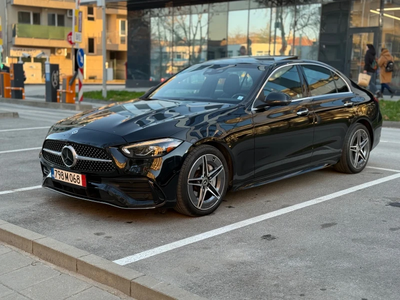 Mercedes-Benz C 300 EQ 4M Pano Dist AMG PAK 360kam 26000km , снимка 2 - Автомобили и джипове - 52913920