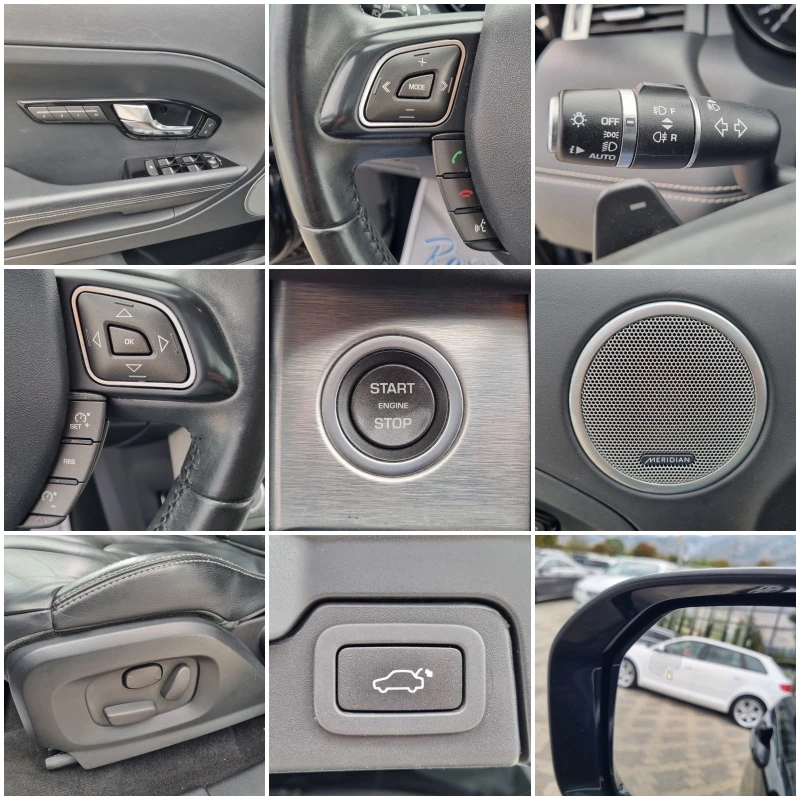 Land Rover Evoque 190кс. 4х4 KEYLESS GO Кожа, Панорама, КАМЕРА, Ксен, снимка 15 - Автомобили и джипове - 48315649