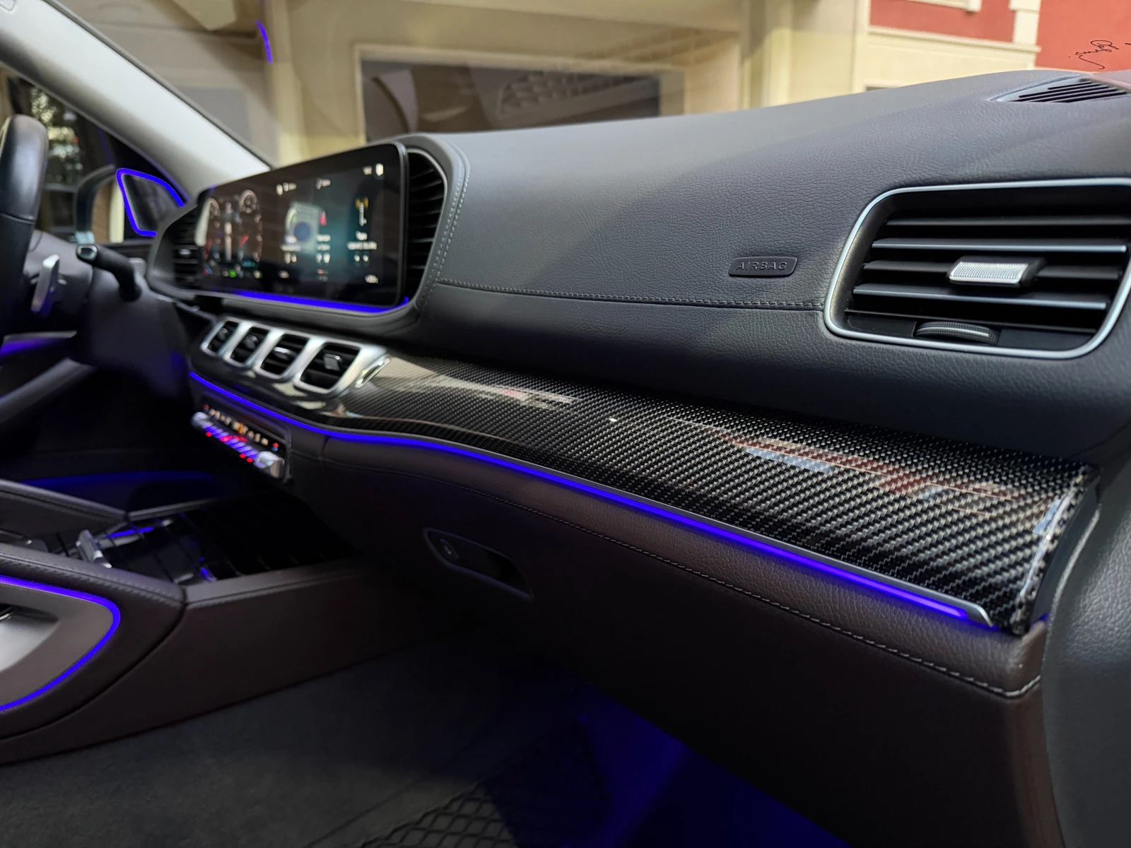 Mercedes-Benz GLS580 4Matic EQ 6+ 1 AMG TV Burmester4D HeadUp Massage, снимка 9 - Автомобили и джипове - 54726394
