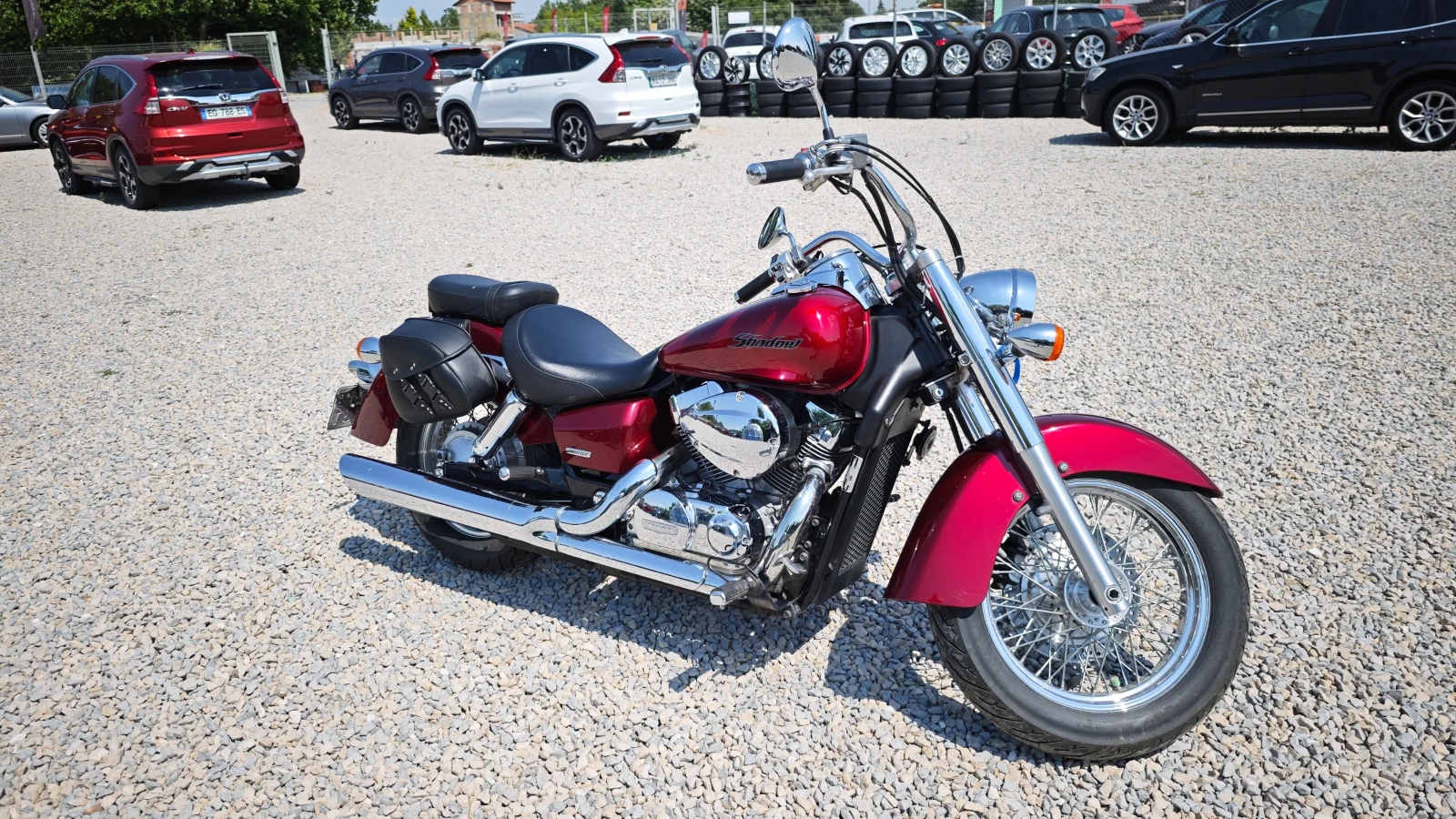 Honda Shadow 10783km ЧИСТО НОВ БЕЗ ЗАБЕЛЕЖКИ ОБСЛУЖЕН, снимка 2 - Мотоциклети и мототехника - 55117663