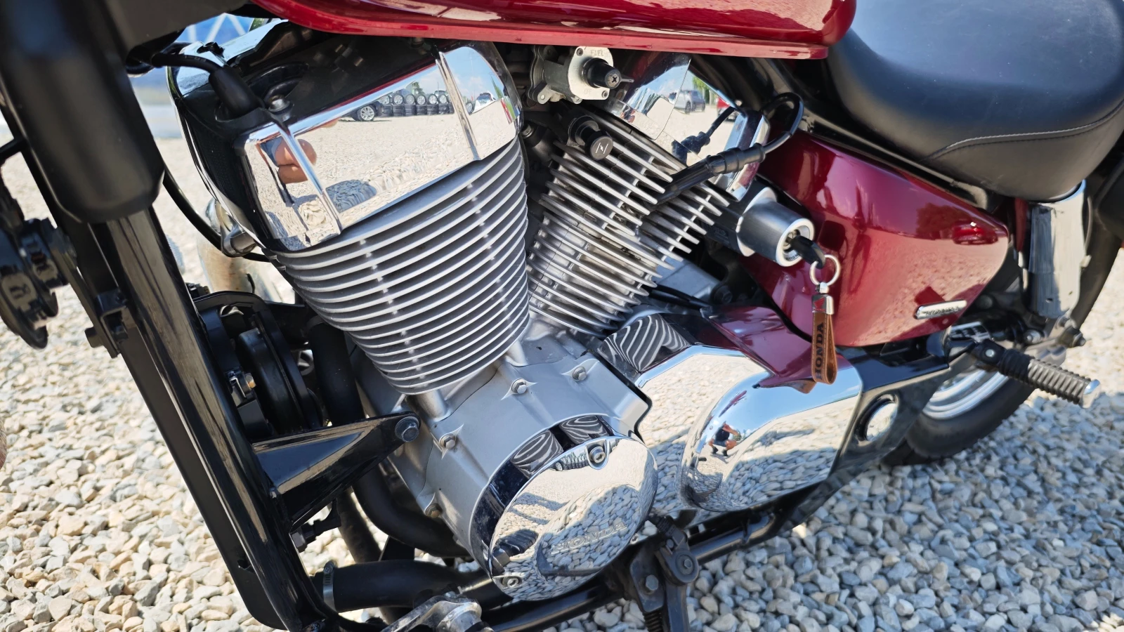 Honda Shadow 10783km ЧИСТО НОВ БЕЗ ЗАБЕЛЕЖКИ ОБСЛУЖЕН, снимка 12 - Мотоциклети и мототехника - 55117663