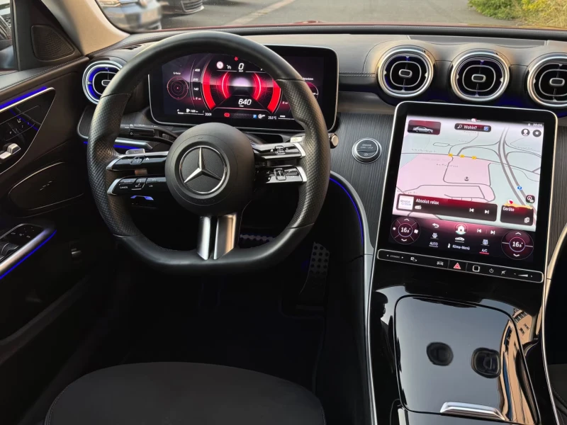 Mercedes-Benz C 300 AMG-SPORTP./275HP/CARPLAY/MEMO/DESIGNO/CAM/690f, снимка 8 - Автомобили и джипове - 51580900