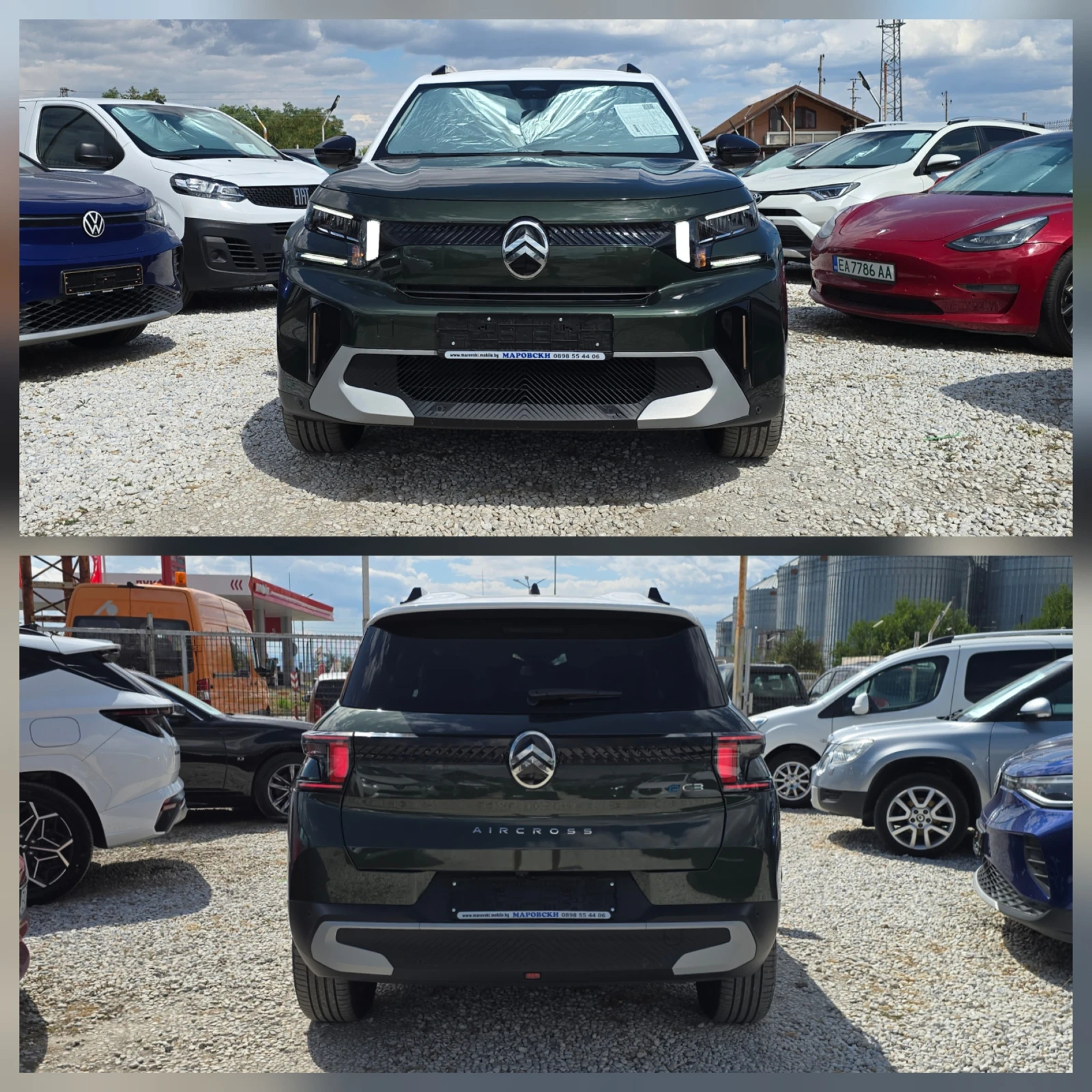 Citroen C3 Aircross MAX EDITION ЧИСТО НОВА 44KW/h 315км RANGE, снимка 2 - Автомобили и джипове - 55192348