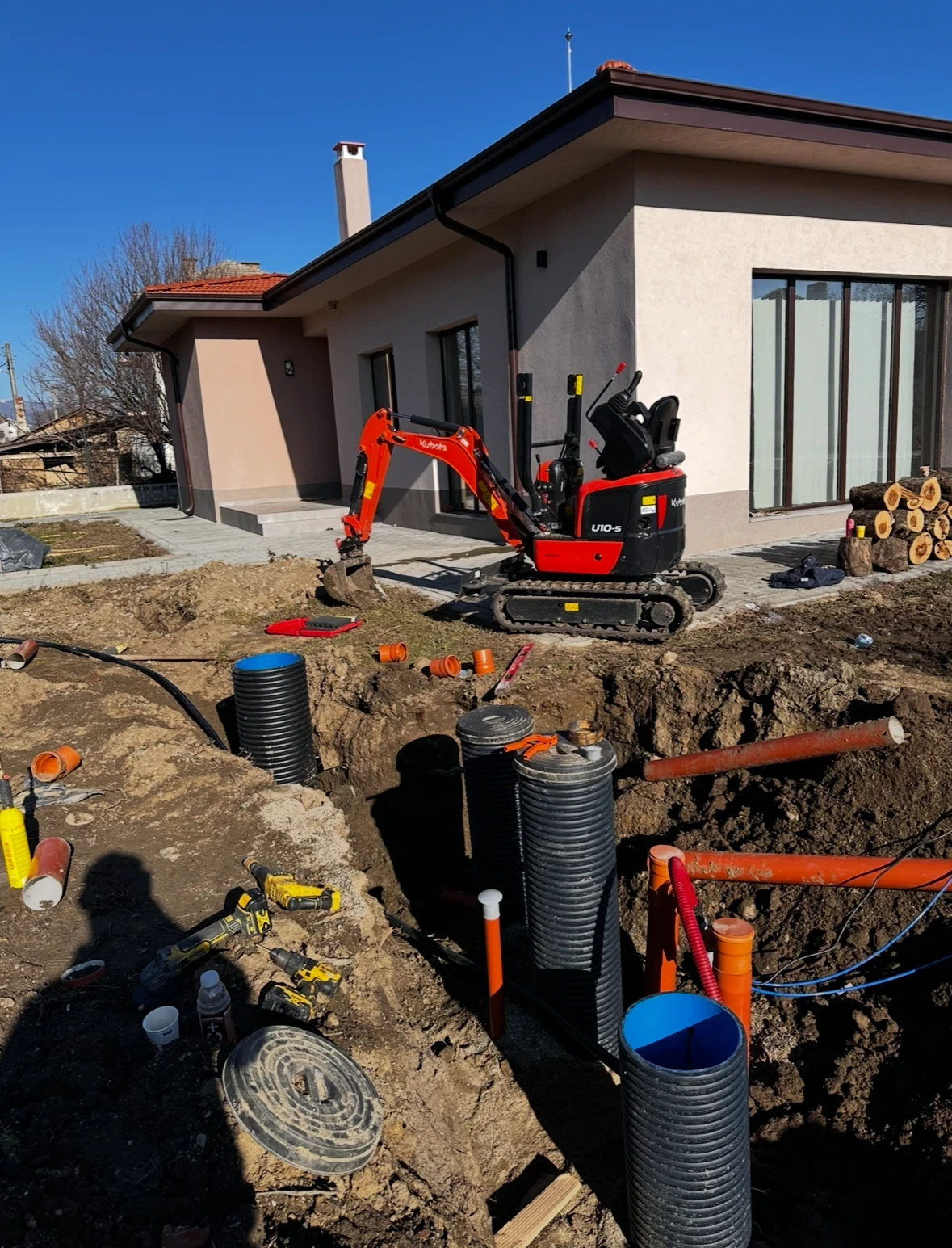 Багер Kubota U10-5, снимка 3 - Индустриална техника - 54995618