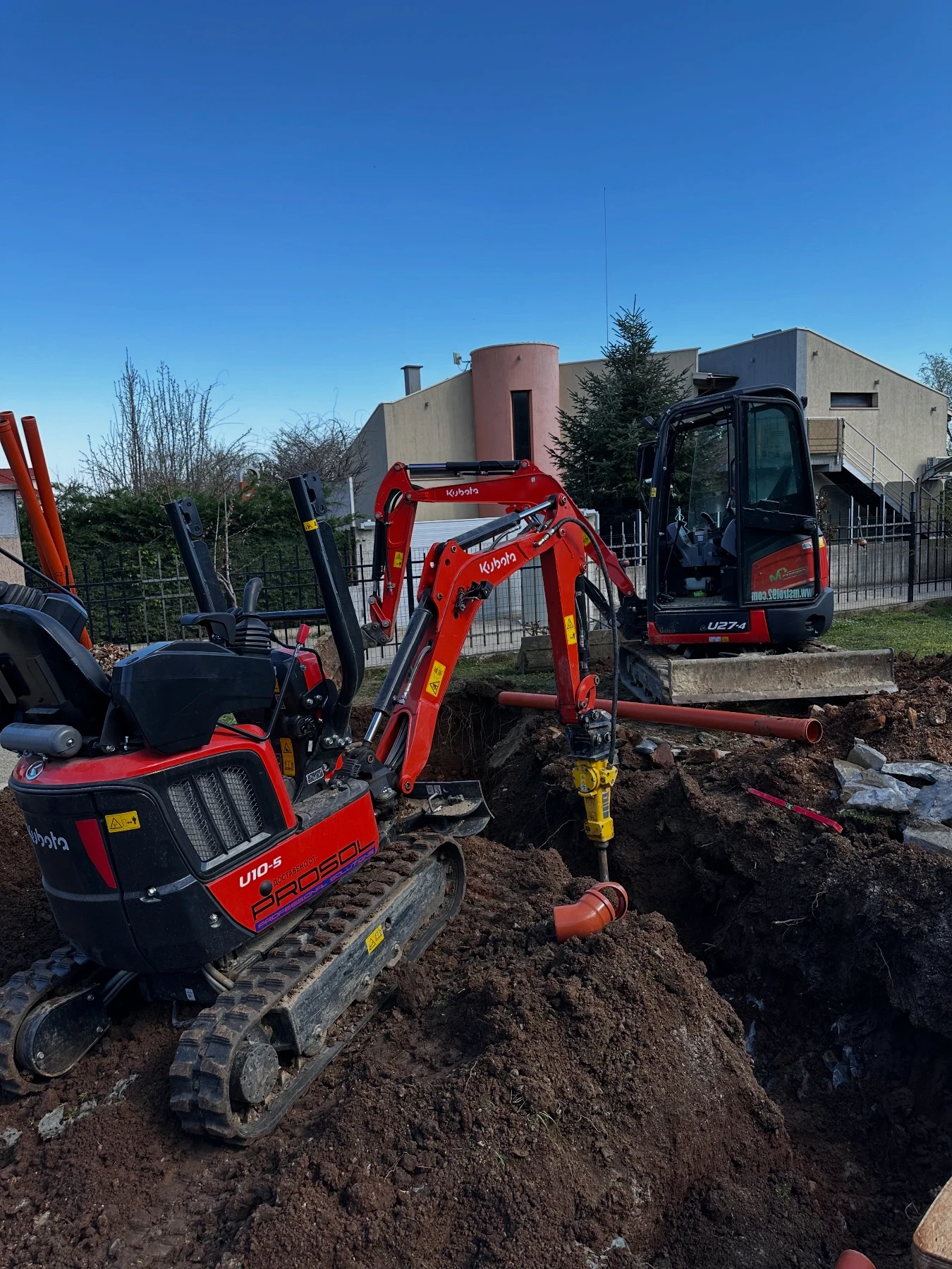 Багер Kubota U10-5, снимка 2 - Индустриална техника - 54995618