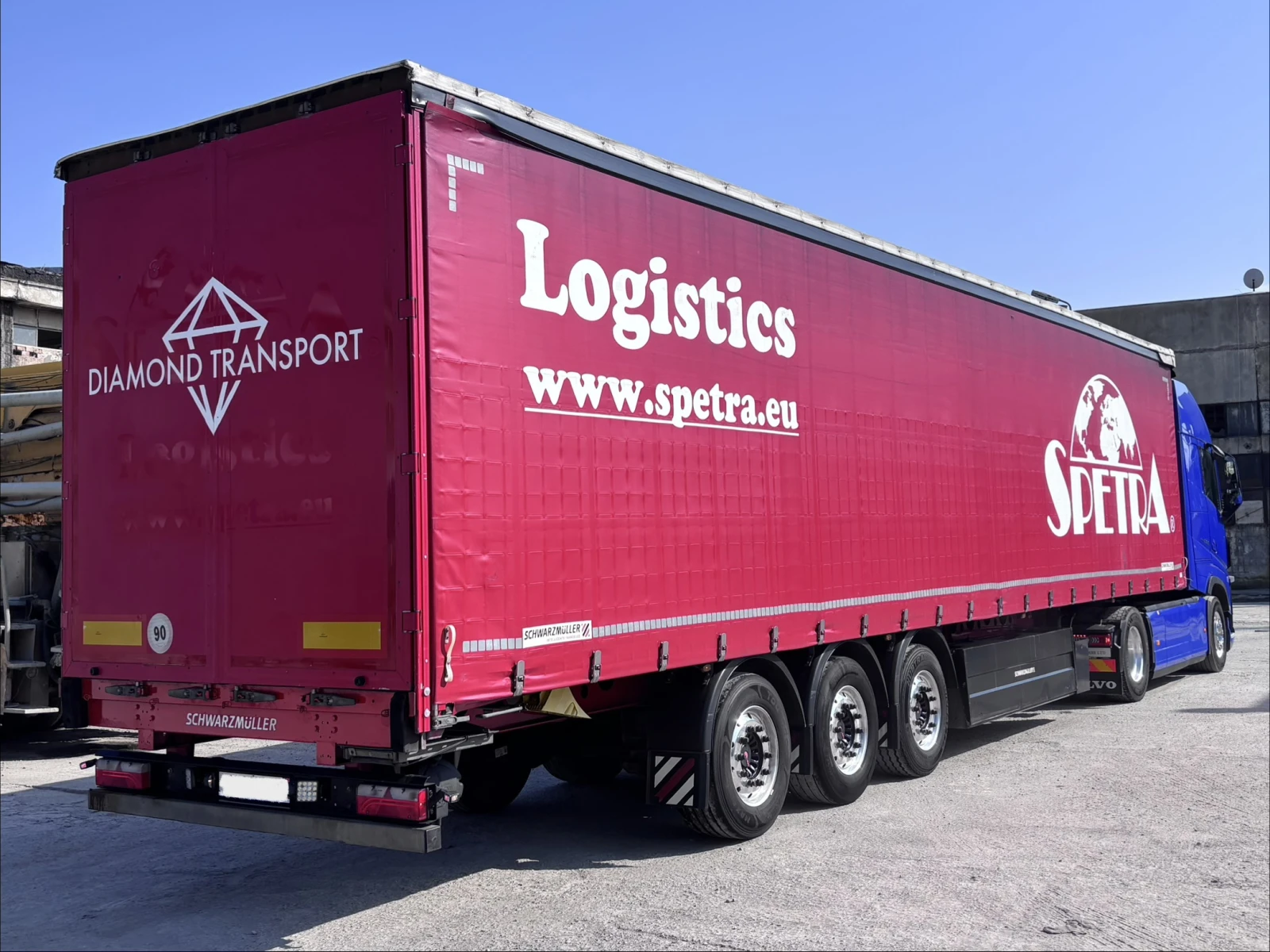 Полуремарке Schwarzmuller ПОВДИГАЩ ТАВАН, НОВ ВНОС, ТАРА 6040кг., снимка 2 - Ремаркета - 53861159